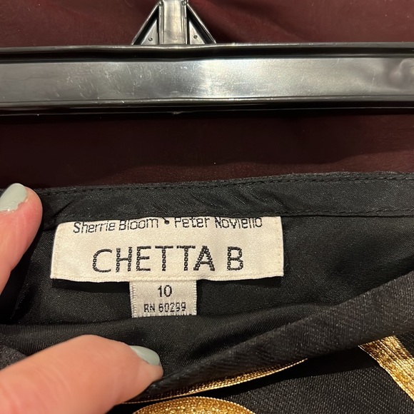 Chetta B black file long skirt - Picture 7 of 7